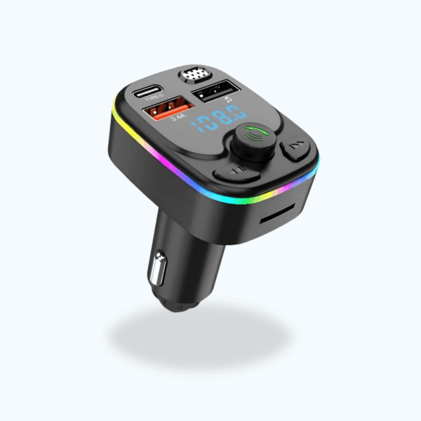 Transmisor FM Reproductor MP3 Inalámbrico Multifunción Para Carro